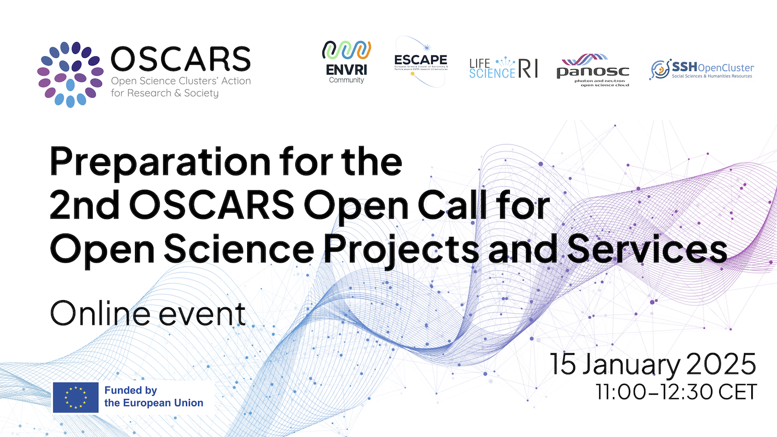 Preparation for the 2nd OSCARS Open Call for Open Science projects and services - BANNER NEW DATE