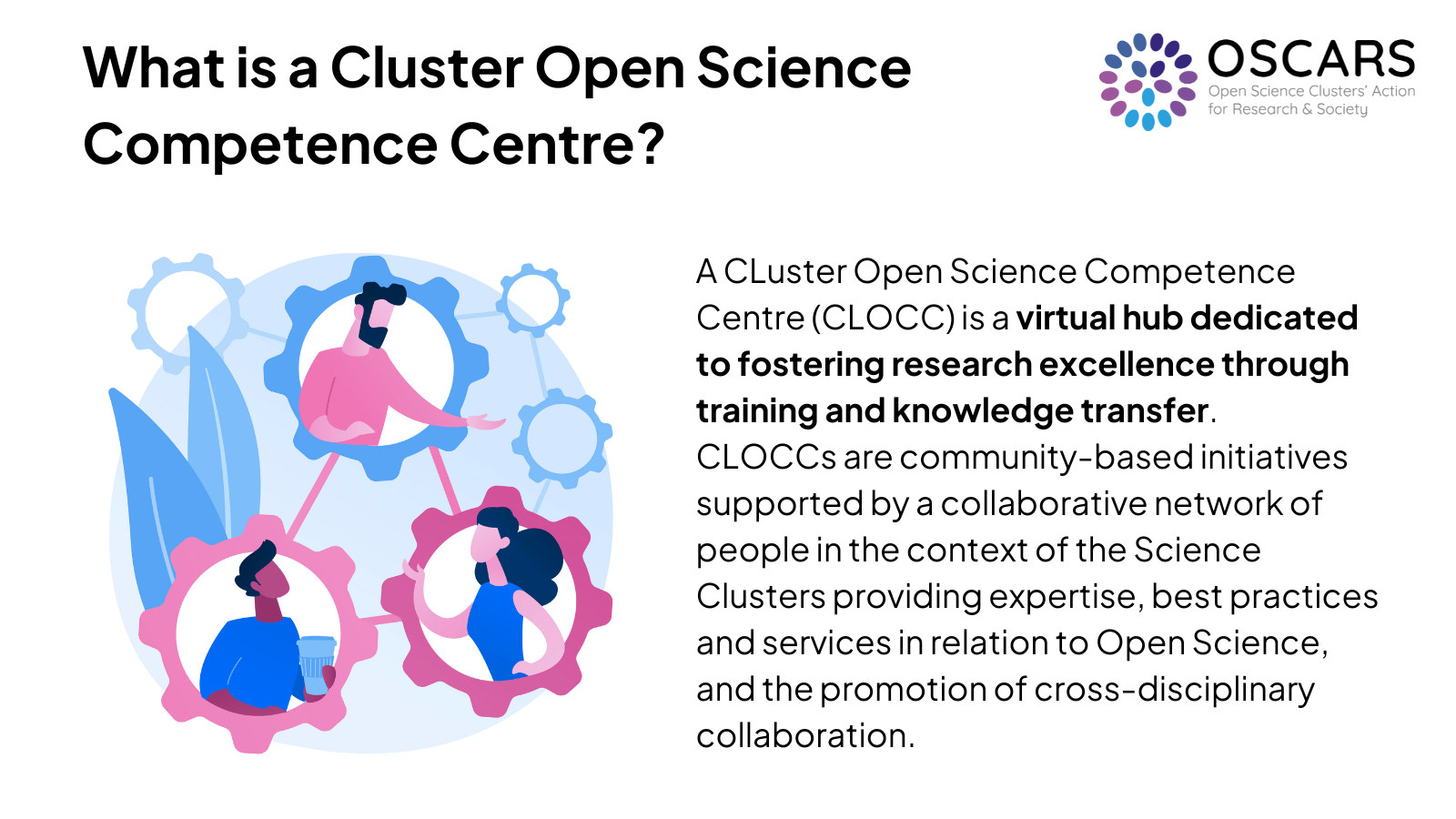 CLuster Open Science Competence Centre CLOLCC - Banner definition