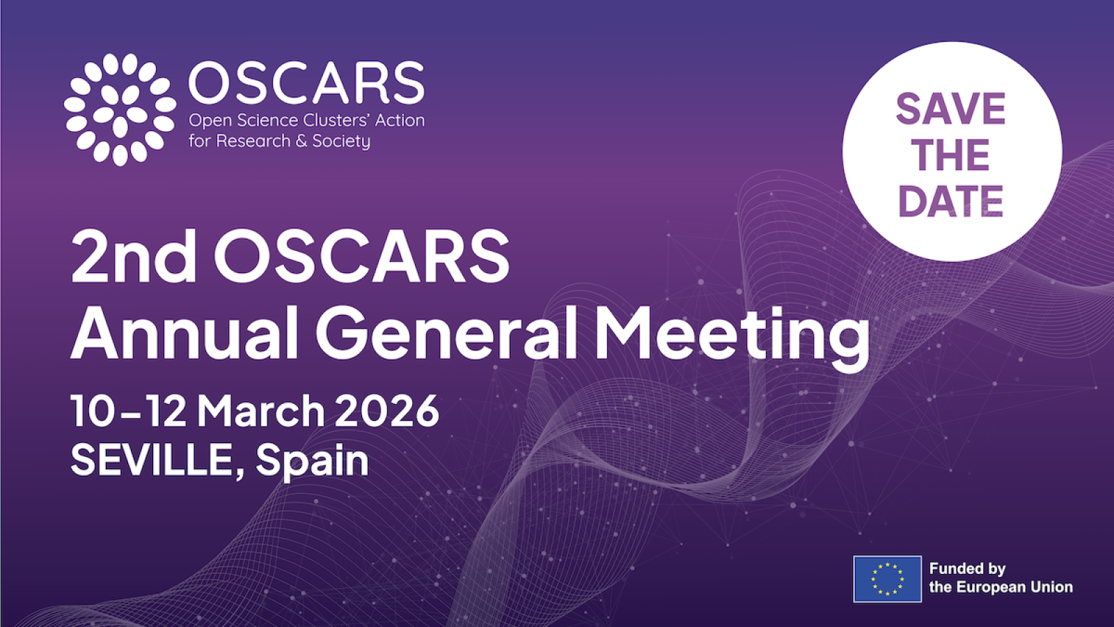 2nd OSCARS Annual General Meeting - Save the date banner