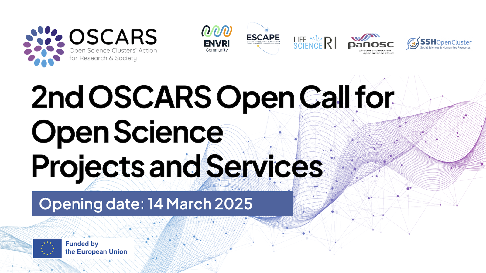 2nd OSCARS Open Call announcement banner