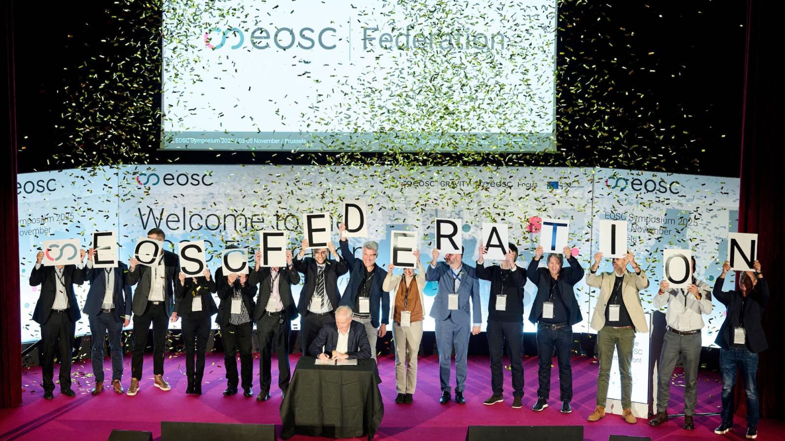 EOSC Federation MOU signature at EOSC Symposium 2025