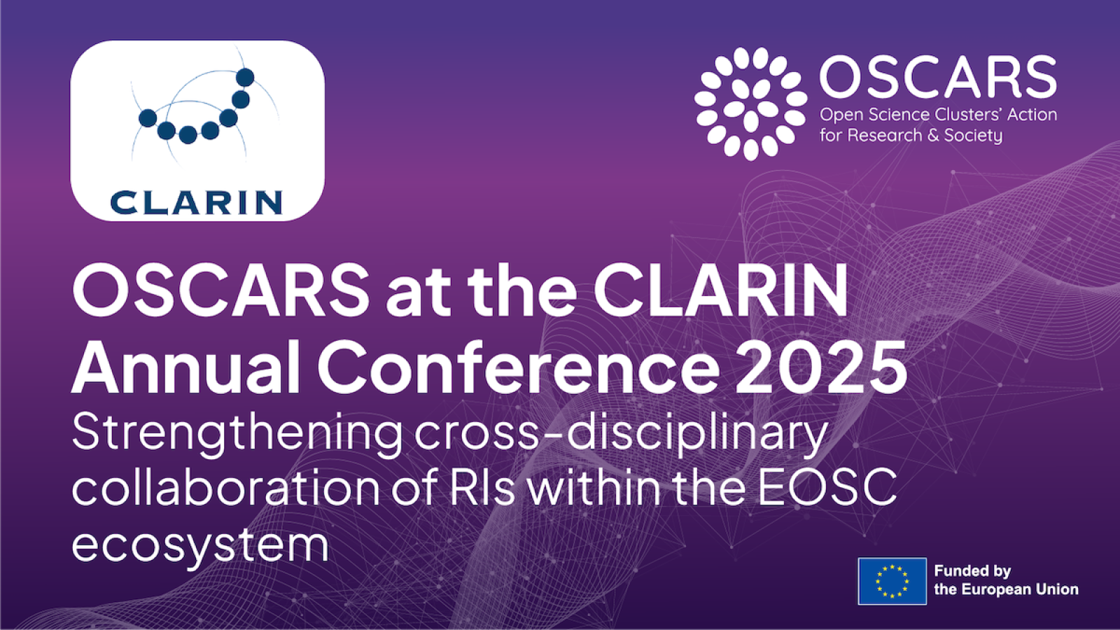 OSCARS at CLARIN Annual Conference 2025 - news banner